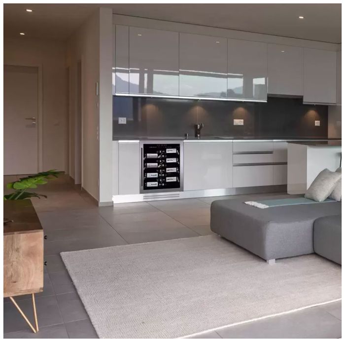 Встраиваемый винный шкаф Dunavox DAUF-40.138SS