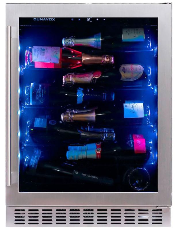 Встраиваемый винный шкаф Dunavox DAUF-40.138SS