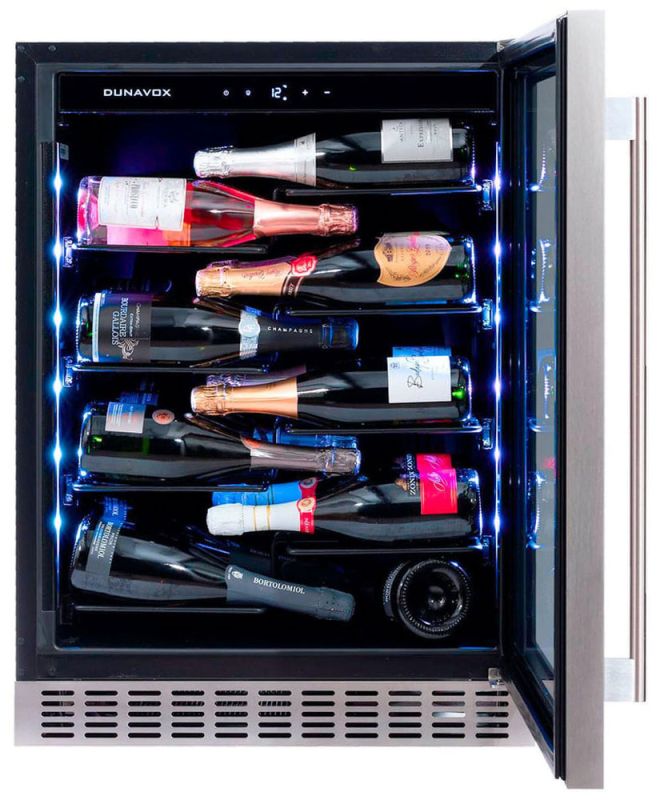 Встраиваемый винный шкаф Dunavox DAUF-40.138SS