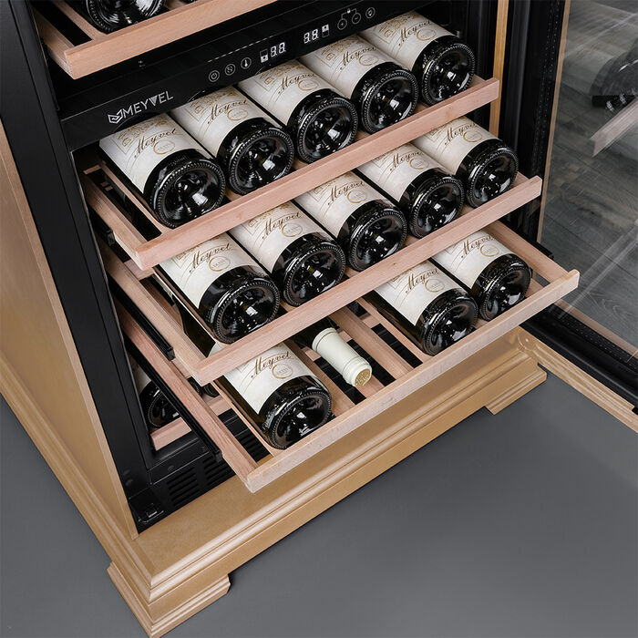 Винный шкаф Meyvel MV77PRO-KBT2 Натуральный бук