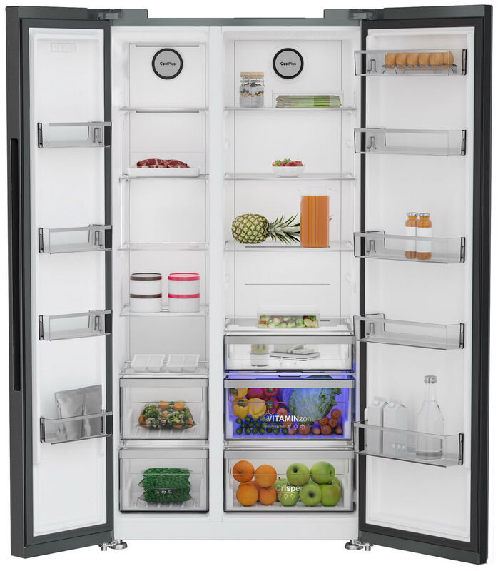 Холодильник Side-by-Side Grundig GSN30110FXBR