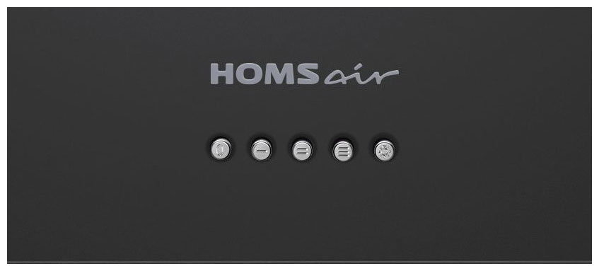 Полновстраиваемая вытяжка HOMSair FLEET 60 Черный - фото 2