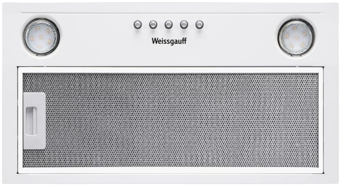 Полновстраиваемая вытяжка Weissgauff Alpha 45 PB WH