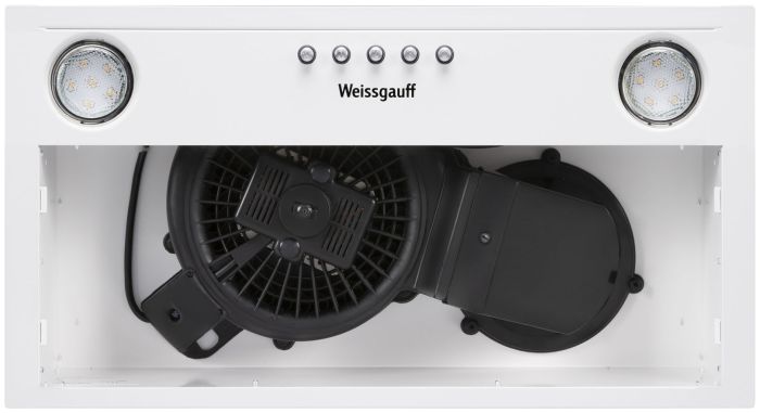 Полновстраиваемая вытяжка Weissgauff Alpha 45 PB WH