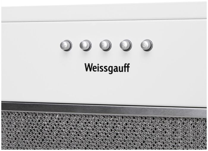 Полновстраиваемая вытяжка Weissgauff Alpha 45 PB WH