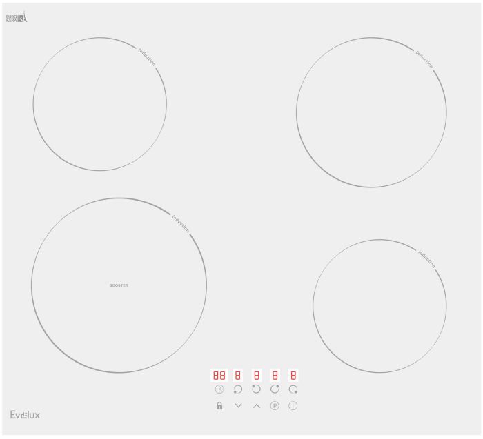 Индукционная варочная панель Evelux HEI 641 W
