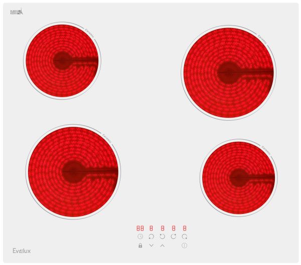 Электрическая варочная панель Evelux HEV 640 W