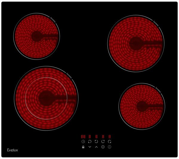 Электрическая варочная панель Evelux HEV 641 B