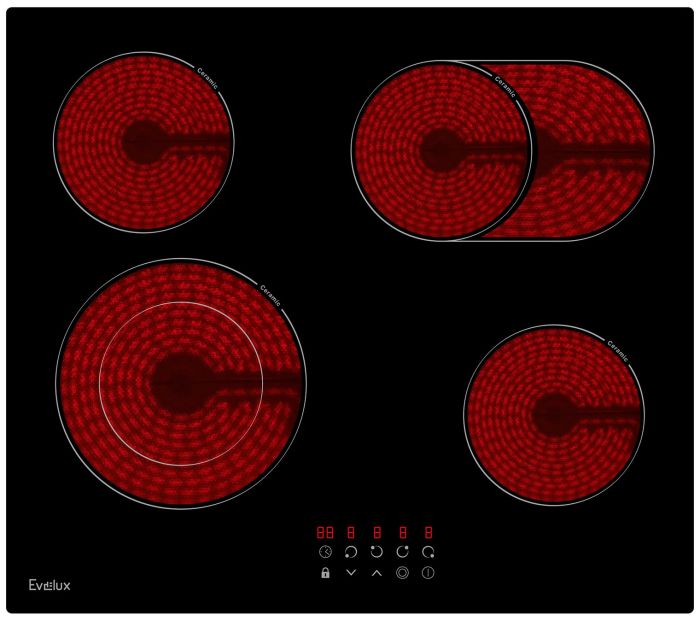 Электрическая варочная панель Evelux HEV 642 B