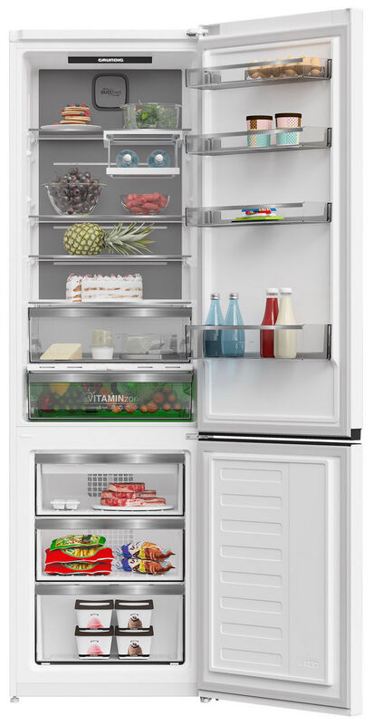 Двухкамерный холодильник Grundig GKPN669307FW