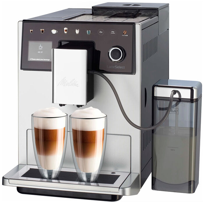 Автоматическая кофемашина Melitta Caffeo F 630-201 LatteSelect серебристая