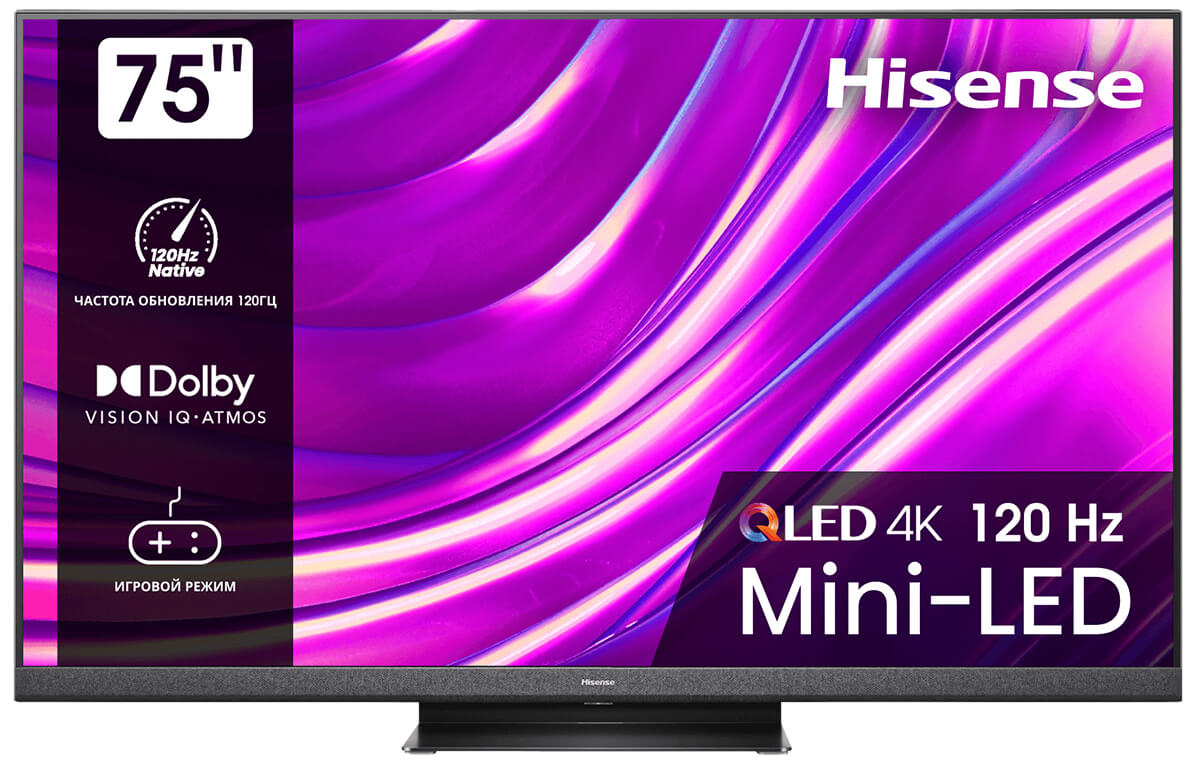 MiniLED телевизор Hisense 75U8HQ