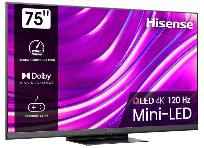 MiniLED телевизор Hisense 75U8HQ