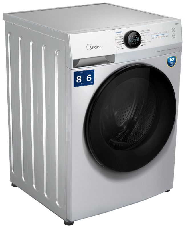 Стирально-сушильная машина Midea MF200D80WBS/W-RU