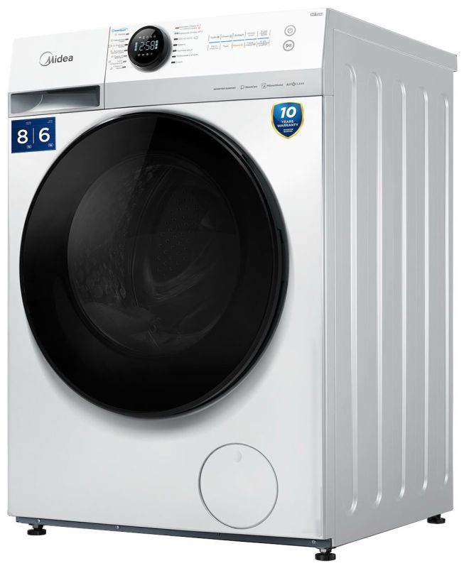 Стирально-сушильная машина Midea MF200D80WBS/W-RU
