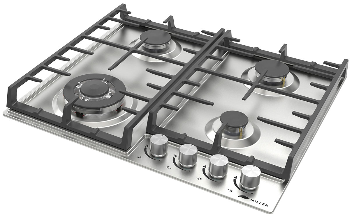 Газовая варочная панель Millen MGH 602 IX