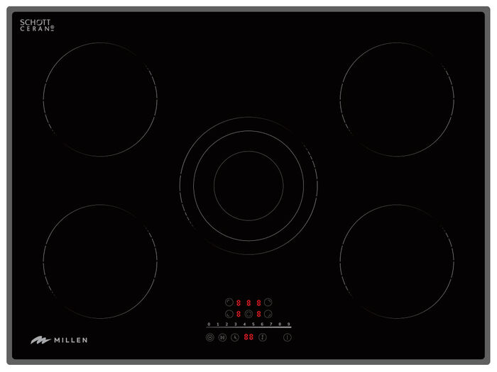 Электрическая варочная панель Millen MEH 702 BL