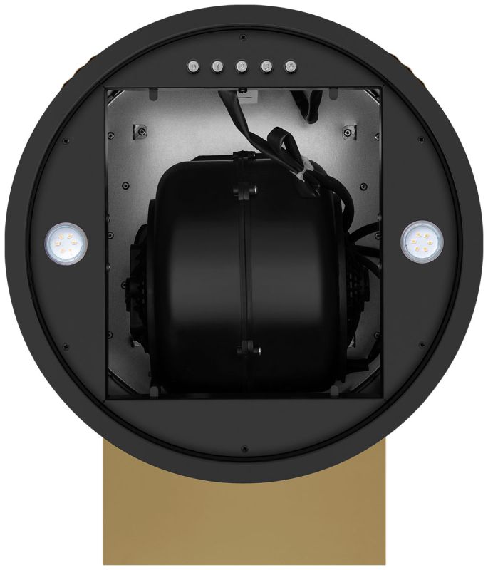 Каминная вытяжка Maunfeld Lee Side 397 золотой