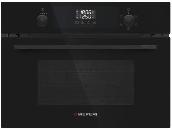 Компактный духовой шкаф Meferi MEO607BK Microwave