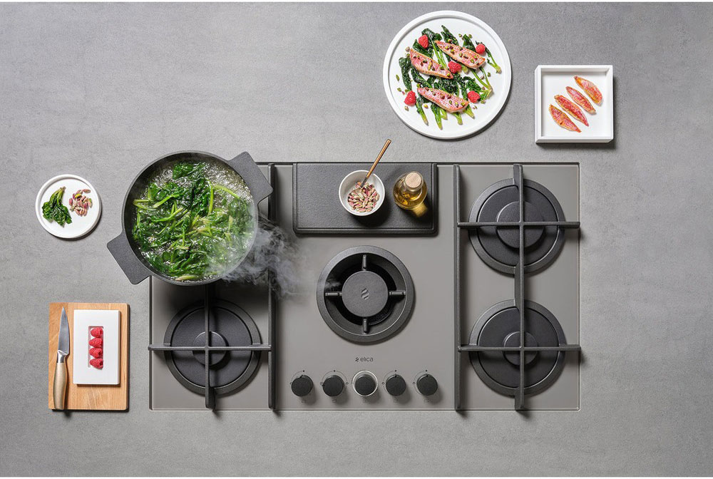 Газовая варочная панель Elica NIKOLATESLA FLAME BL/F/88