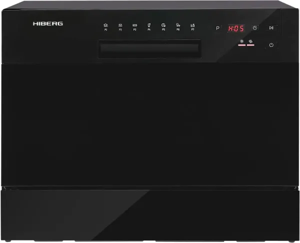 Настольная посудомоечная машина Hiberg T56 615 B