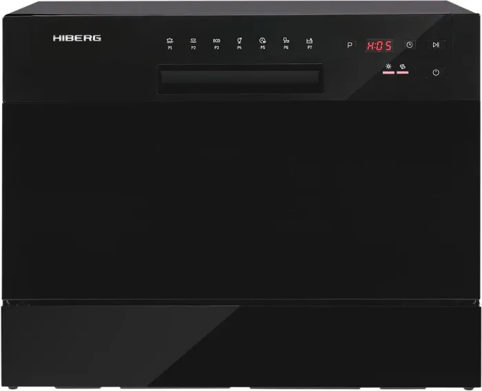 Настольная посудомоечная машина Hiberg T56 615 B