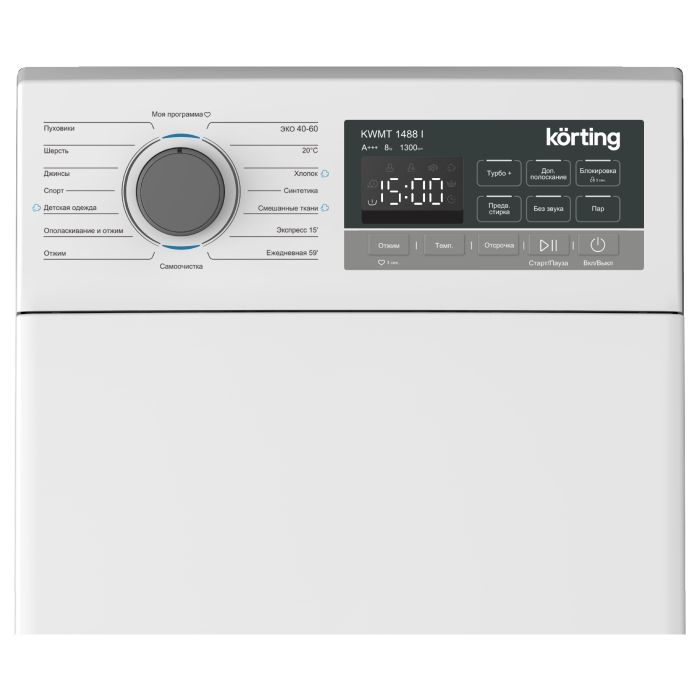 Вертикальная стиральная Korting KWMT 1488 I