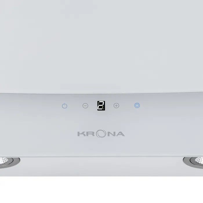 Наклонная вытяжка Krona ALVA 600 white S