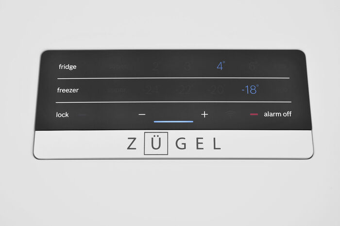 Двухкамерный холодильник Zugel ZRFB2BNFW