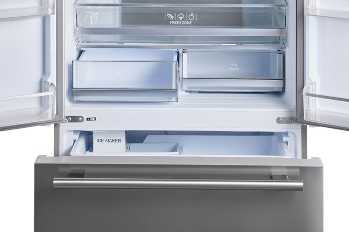 Двухкамерный холодильник Ledum LRA-581 X