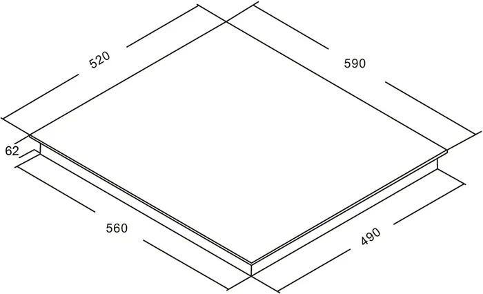 Индукционная варочная панель Akpo PIA 6094218U BL