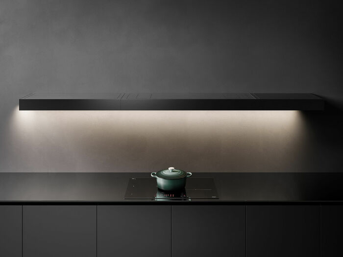 Подвесная вытяжка Falmec SHELF Customizable 120 NERO (режим рециркуляции)