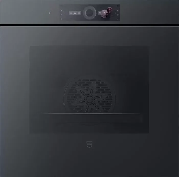 Электрический духовой шкаф V-ZUG Combair V6000 60P C6T-21073 черное стекло