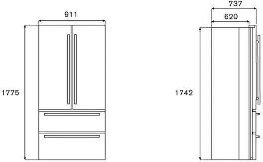 Многокамерный холодильник Bertazzoni REF904FFNXTC