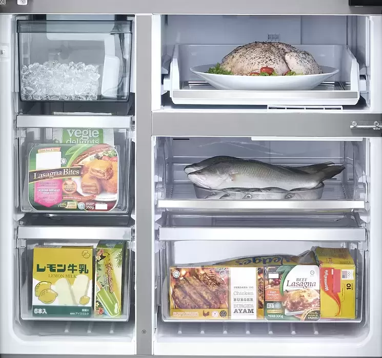 Многокамерный холодильник Sharp SJWX99ABK