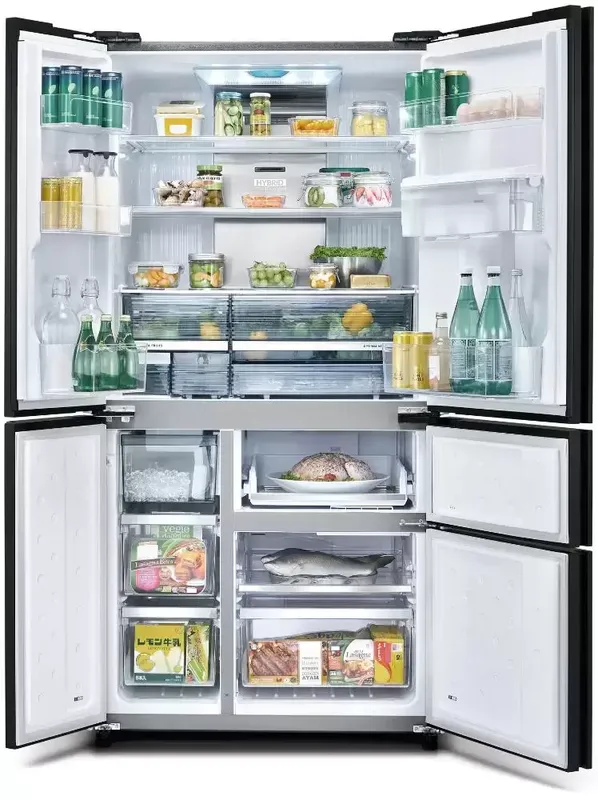 Многокамерный холодильник Sharp SJWX99ABK