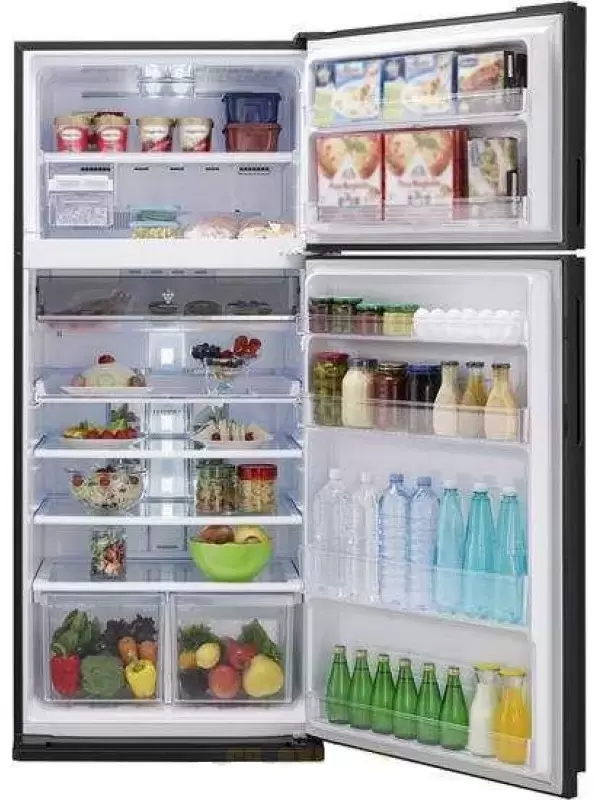 Двухкамерный холодильник Sharp SJXE55PMSL