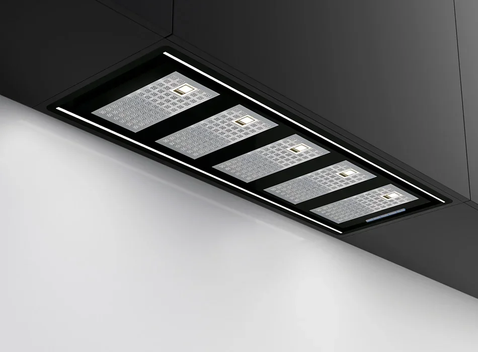 Полновстраиваемая вытяжка Pando GTI/510 NEGRO V.1050 ECO SEC PLUS