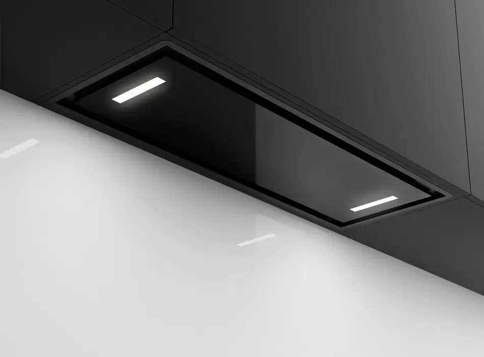 Полновстраиваемая вытяжка Pando NCR/52 TOTAL BLACK V.850 SEC