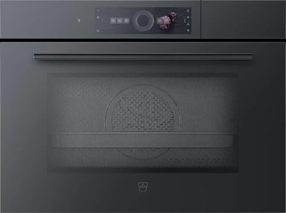 Встраиваемая пароварка V-ZUG CombiSteamer V6000 45M PowerSteam CSM6T-23041 черное стекло