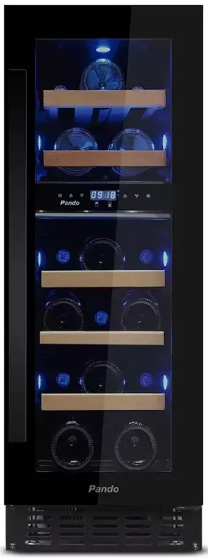 Встраиваемый винный шкаф Pando PVZB 30-16CRR
