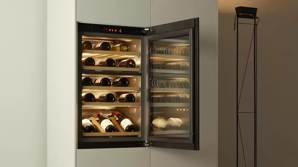 Встраиваемый винный шкаф V-ZUG WineCooler V4000 90 WC4T-51102 R черное стекло