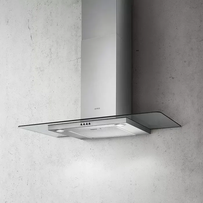 Каминная вытяжка Elica FLAT GLASS IX/A/90