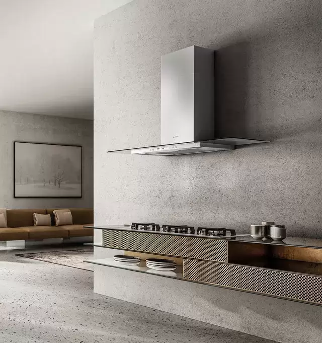 Каминная вытяжка Elica FLAT GLASS IX/A/90