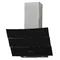 Наклонная вытяжка Krona INGA 600 inox/black push button