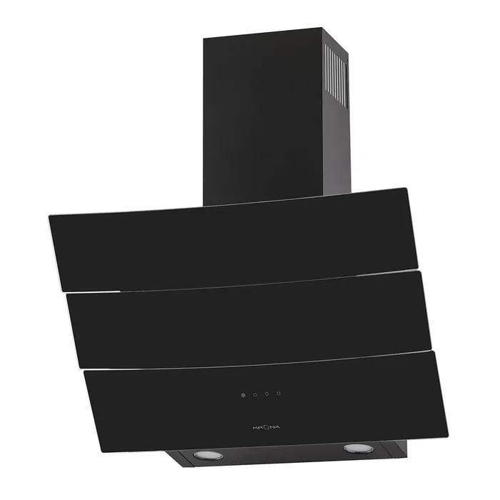 Наклонная вытяжка Krona INGA 600 black sensor