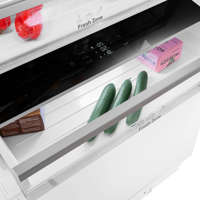 Встраиваемый холодильник Maunfeld MBF212NFW1 Inverter