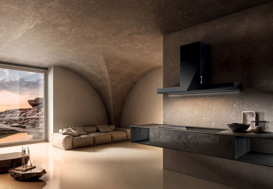 Каминная вытяжка Elica HAIKU BL/A/120