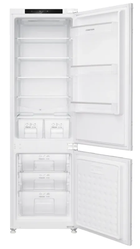 Встраиваемый холодильник Meferi MBR177 COMBI NO FROST POWER