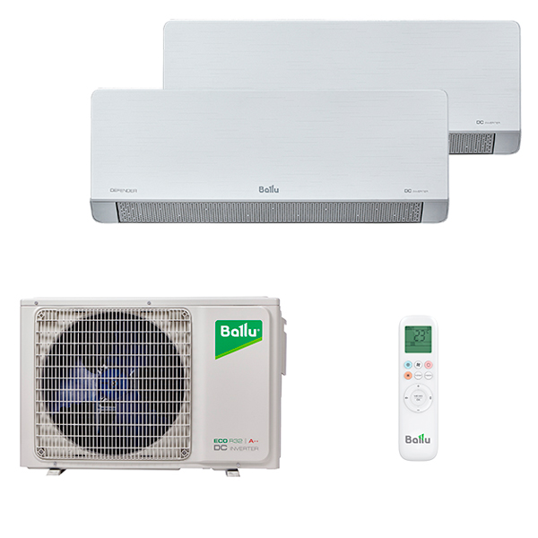 Мульти сплит-система Ballu BA2OI-FM/out-14HN8/EU/BSFI-FM/in-07HN8/EU*2шт